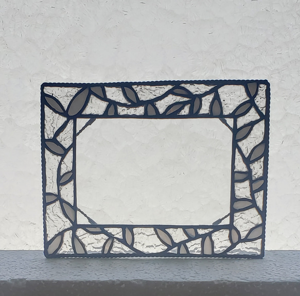 写真立て　ホワイトリーフ　ステンドグラス 人気・おすすめ｜使いやすい・旅行におすすめ 品質保証 全国発送 正規品・日本国内発送・安心保証付き