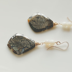 天然石＊1点のみ＊オレゴンサンストーンとブルームーンストーンの