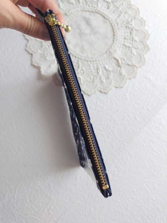 S 16.5×14 透明袋 Zanji Sunbeam Liberty Laminate Travel ♡美麗的設計，鮮豔的花朵 第4張的照片