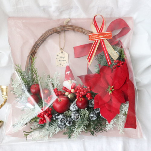 早割クリスマス2023】ベルを抱えサンタもひと休み☆森のクリスマス