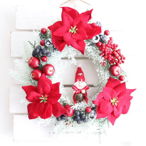 早割クリスマス2023】ベルを抱えサンタもひと休み☆森のクリスマス