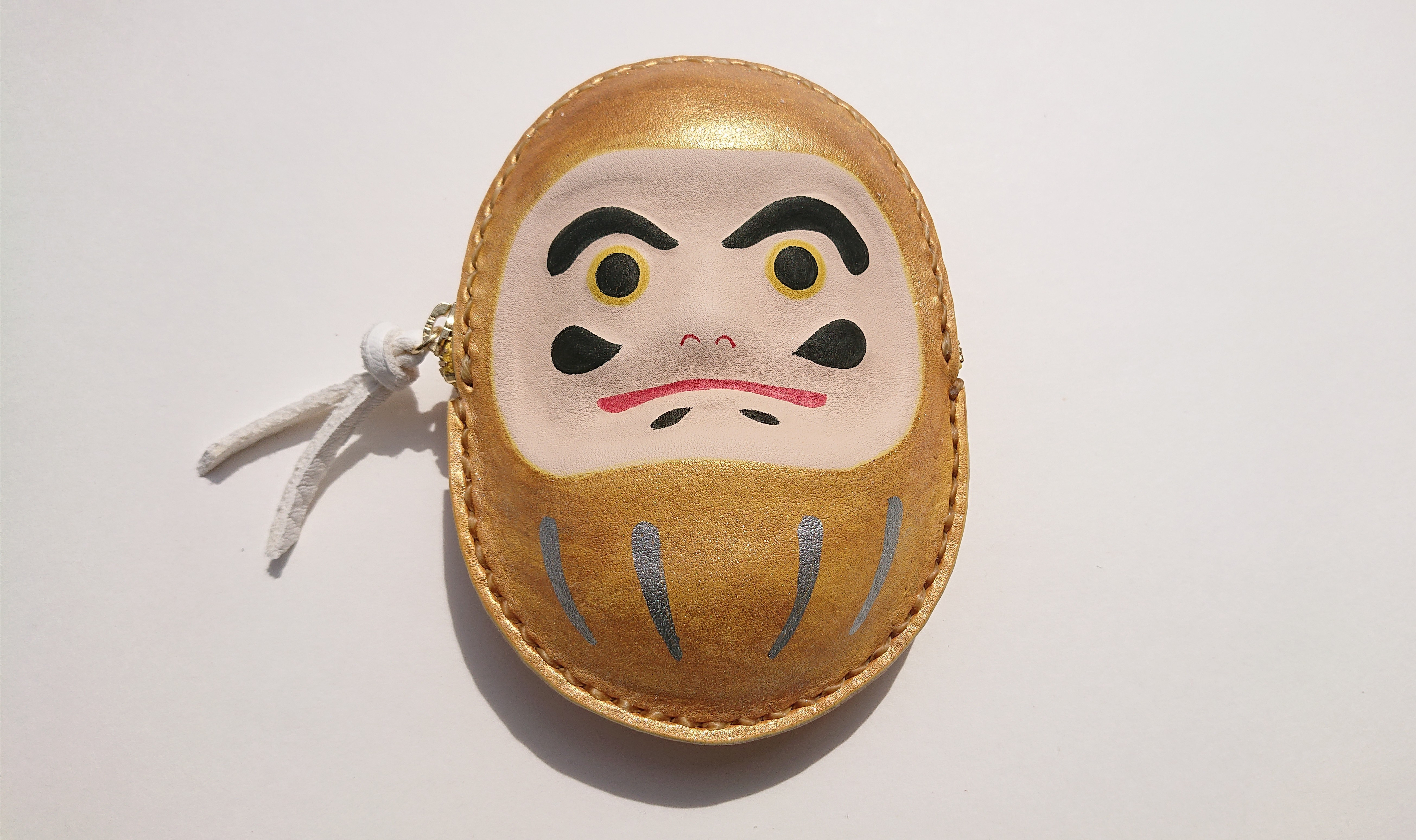 達磨のミニポーチ 金