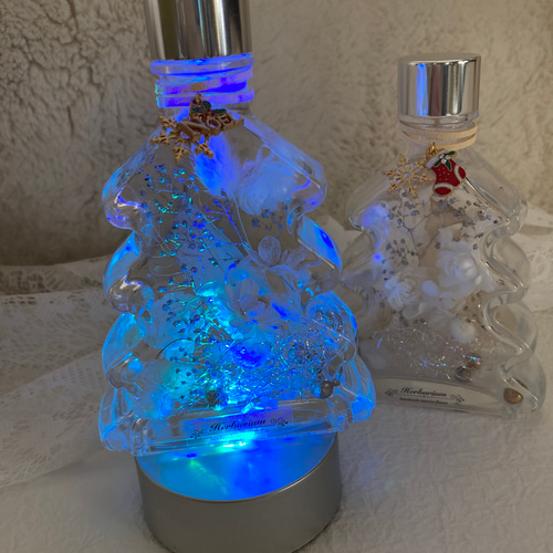 ハーバリウム X'mas 2024【カラフルオーナメントツリーボトル】 ハーバリウム ツリー – SPRING CH