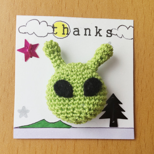 宇宙人のベビーヘアゴム ヘアゴム chie 通販 16604100｜Creema(クリーマ)