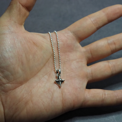 十字架に光る、星の輝きをイメージ【cross star（Pendant Top）】 4枚目の画像