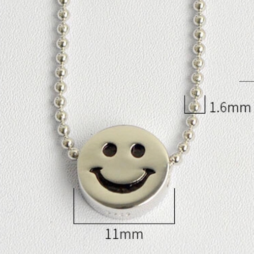 シルバー925 ヴィンテージ ニコちゃん ネックレス ネックレス