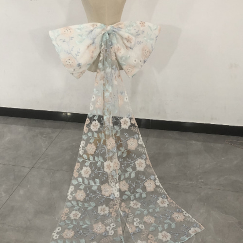 即納！高品質！ふっくら柔らかなバックリボン 取り外し可能 トレーン  