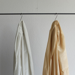 [新] enrica 棉絲圍巾 / 芝麻-淺灰色 / 植物色 第4張的照片