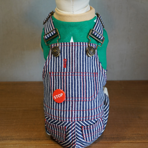 oshkosh ライトブルー花柄オーバーオール 3 弱々し 