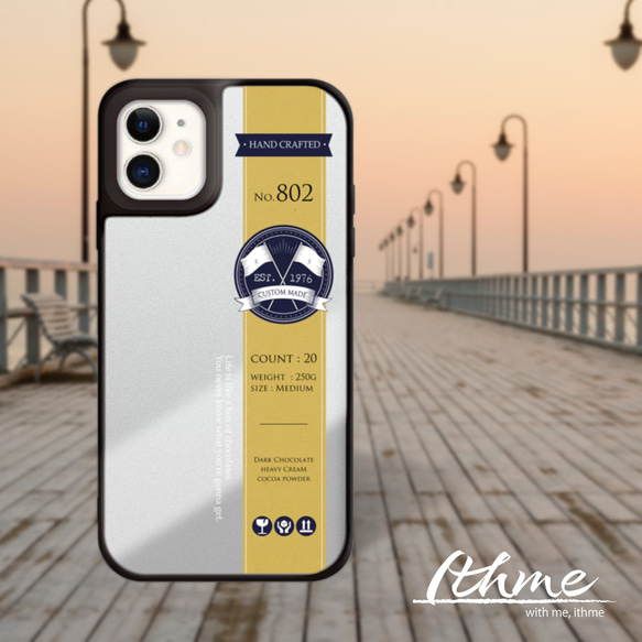 ミラー/フラッグ タグ ☆ 名入れ可【スマホケース・耐衝撃グリップ