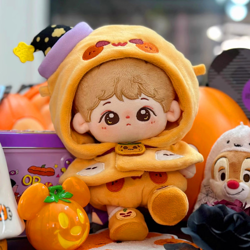 20cm着せ替えぬいぐるみ服 ハロウィンパーティーセット マント 3