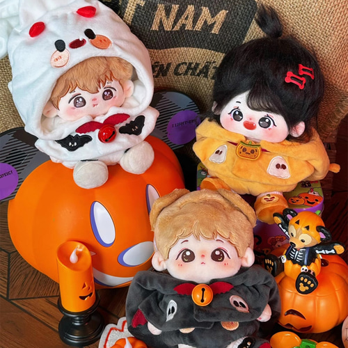 20cm着せ替えぬいぐるみ服 ハロウィンパーティーセット マント 3