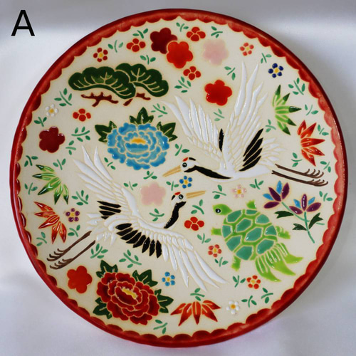 ◇タイルアート◇飾り皿◇絵皿◇鶴◇亀◇松竹梅◇縁起物◇ その他