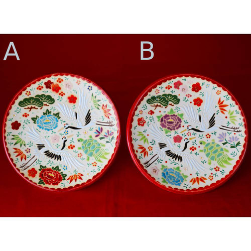 ◇タイルアート◇鶴と亀◇縁起物◇飾り皿◇絵皿◇ その他インテリア