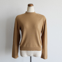 【1着限定】enrica cashmeresilk knit / camel 1枚目の画像