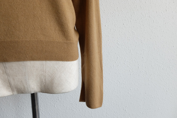 【1着限定】enrica cashmeresilk knit / camel 6枚目の画像