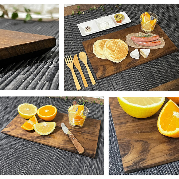 木製まな板 木 おしゃれ まな板 カッティングボード ウォールナット キッチン 北欧 日本製 天然木 ウォルナット 7枚目の画像