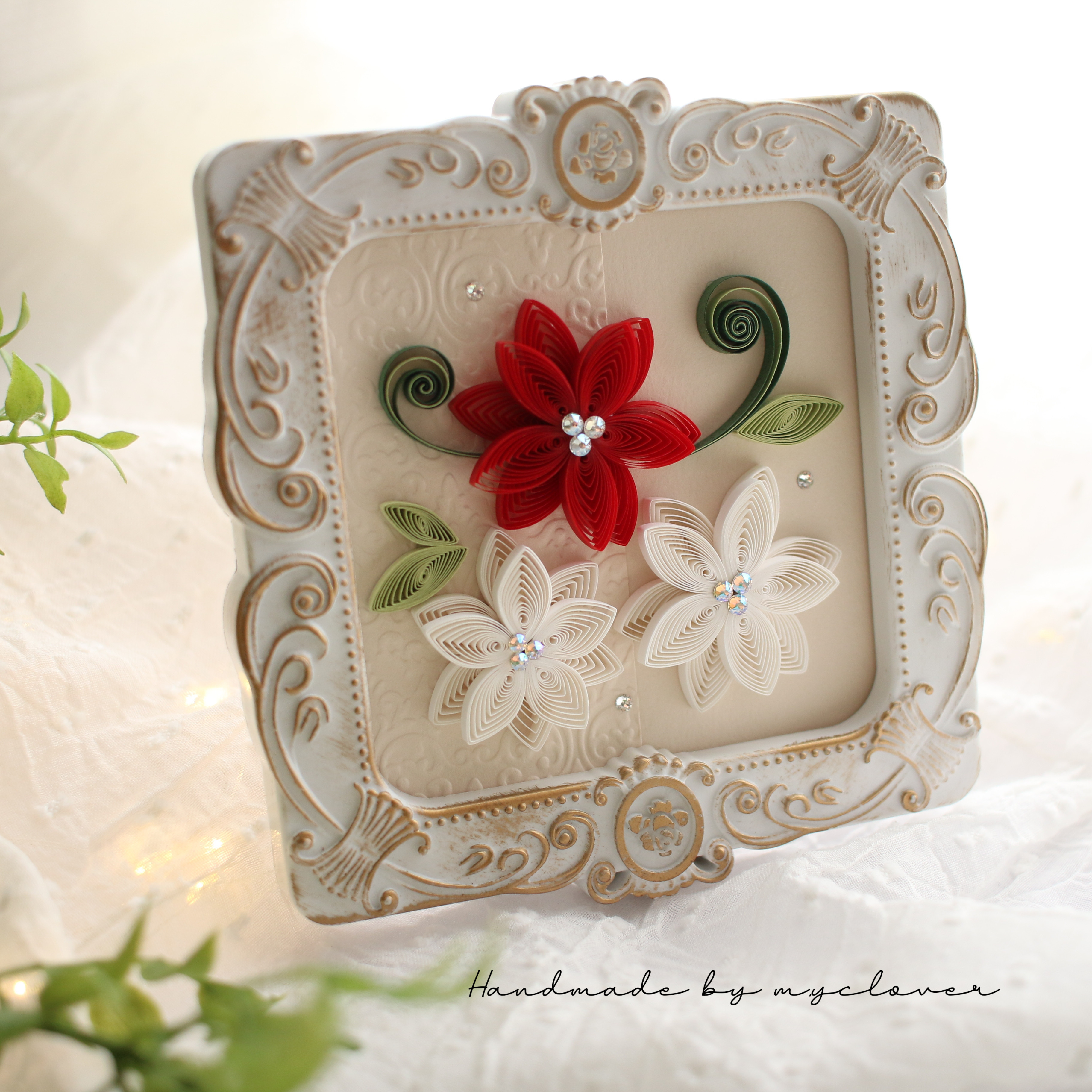 ❤️ご注文専用ページ❤️ ❤︎ペーパークイリング❤︎ welcome frame こちらの作品たちを 本日14日(土)21時より minneにて販売します