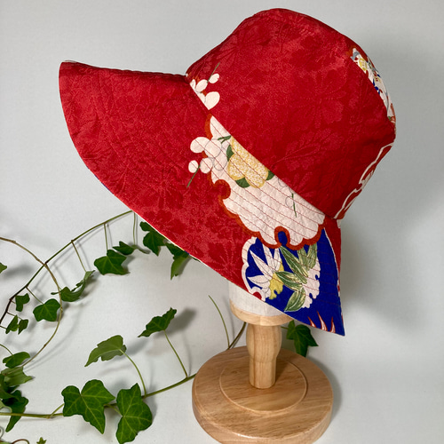 着物リメイク ハット 帽子 ハット Kimonique 通販 16606126