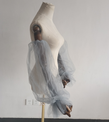 送料無料！グレー 取り外し袖 挙式 前撮 結婚式 二次会 オーダーメイド可能