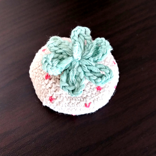 受注制作 いちごベレー帽 プチ▫ミディ▫ネオブライス用 その他人形