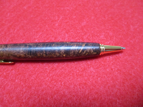 ローズウッドバール　極小アイバール　キヌカオイル仕上げ　シャープペンシル(0.5ミリ用)　　　 7枚目の画像