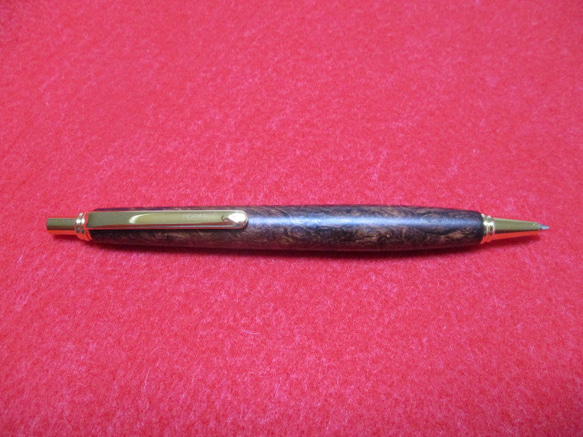 ローズウッドバール　極小アイバール　キヌカオイル仕上げ　シャープペンシル(0.5ミリ用)　　　 1枚目の画像