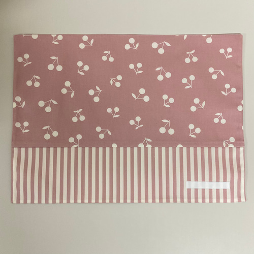 ランチョンマット、コップ袋とお弁当袋3点セット #2143 給食袋