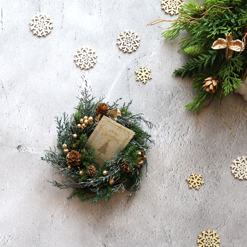 早割 クリスマスリース☆ブルーアイス☆ クリスマス ノエル リース