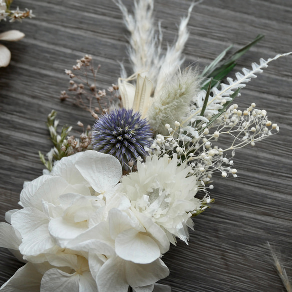 3色から選べる花束コサージュ。フォーマルスタイル・髪飾りに 11枚目の画像