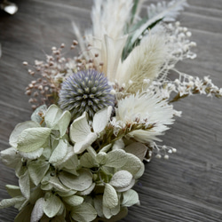 3色から選べる花束コサージュ。フォーマルスタイル・髪飾りに 13枚目の画像