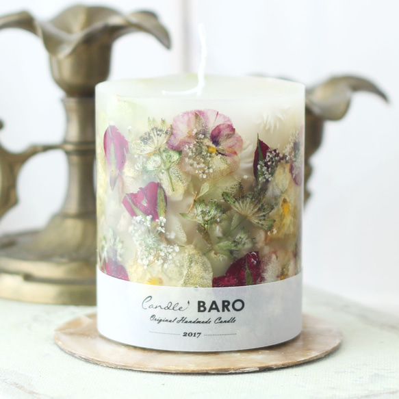 ボタニカルキャンドルホルダーボタニカルキャンドルミニバラ