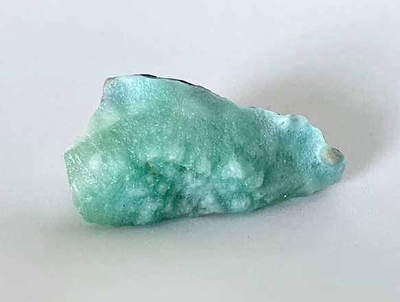 ブルーアラゴナイト　アズライト付き原石　③ 阿富汗　霰石 Blue Aragonite with Azurite 4枚目の画像