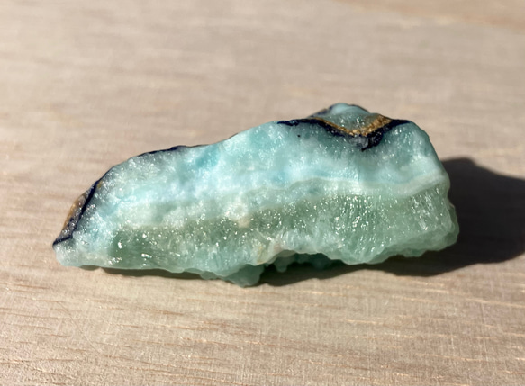 ブルーアラゴナイト　アズライト付き原石　③ 阿富汗　霰石 Blue Aragonite with Azurite 10枚目の画像