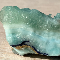 ブルーアラゴナイト　アズライト付き原石　③ 阿富汗　霰石 Blue Aragonite with Azurite 7枚目の画像