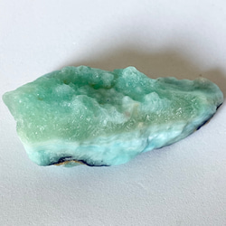 ブルーアラゴナイト　アズライト付き原石　③ 阿富汗　霰石 Blue Aragonite with Azurite 3枚目の画像