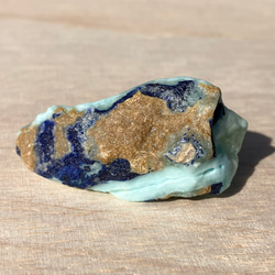 ブルーアラゴナイト　アズライト付き原石　③ 阿富汗　霰石 Blue Aragonite with Azurite 15枚目の画像