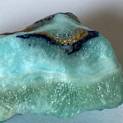 ブルーアラゴナイト　アズライト付き原石　③ 阿富汗　霰石 Blue Aragonite with Azurite 17枚目の画像