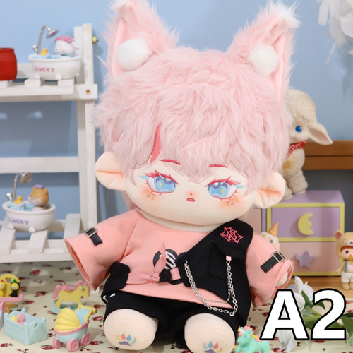 完売♡人気着せ替えぬいぐるみ20cm 無属性 ぬいぐるみ 20cm 着せ替えぬいぐるみ 獣耳付け男の子 着せ替え