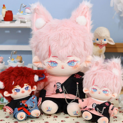 無属性 ぬいぐるみ 20cm 着せ替えぬいぐるみ 獣耳付け男の子 無属性 ぬいぐるみ 20cm 着せ替えぬいぐるみ 獣耳付け男の子