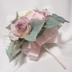 ブーケプルズのセット。幸せのおすそ分けのお花付き。高品質な造花使用。高品質なのに安い 5枚目の画像