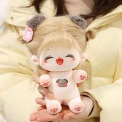 無属性 ぬいぐるみ 20cm 着せ替えぬいぐるみ ミミの笑顔女の子 着せ