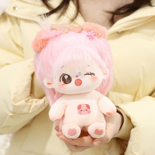 無属性 ぬいぐるみ 20cm 着せ替えぬいぐるみ 鼻水ウィンク女の子