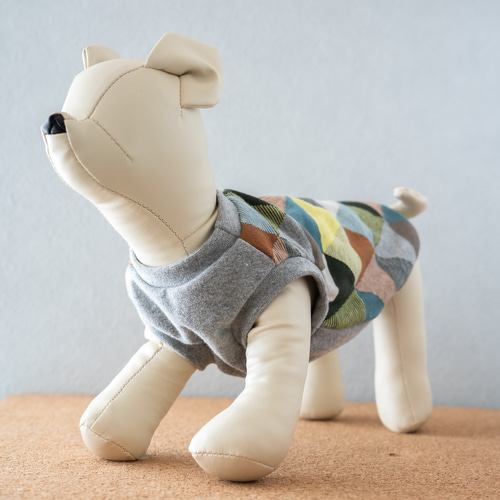 犬服 3S わんこの普段着格子