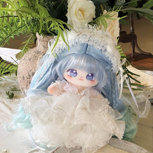 ミニワンピース 20cm 着せ替えぬいぐる服 ロリータウェディング