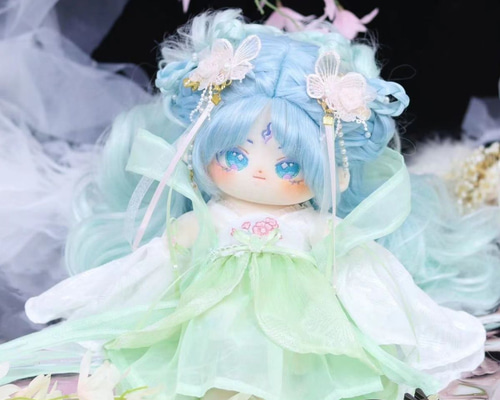 ハンドメイド着せ替え人形　ロングヘア 長い脚 28cm 着せ替えぬいぐるみ 無属性 着せ替え人形