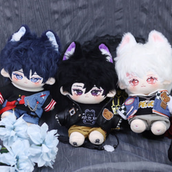 男性キャラクター ぬいぐるみ 約20cm Amazon | niannyyhouse 20cm綿人形 ぬいぐるみ 銀 通常の体