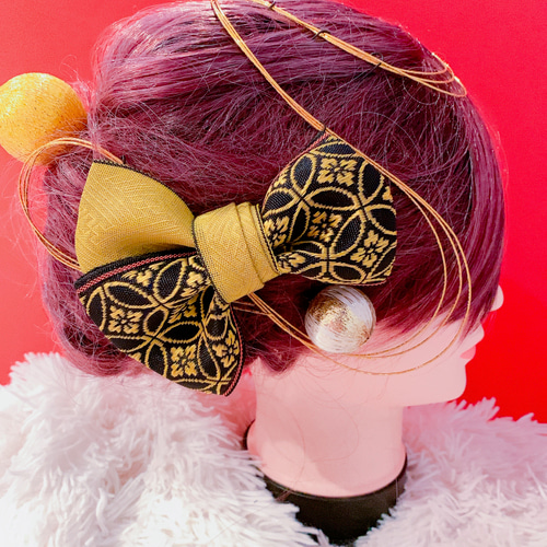 ご確認用になります。金襴リボン　髪飾り ご確認用になります。金襴リボン 髪飾り ご確認用になります。