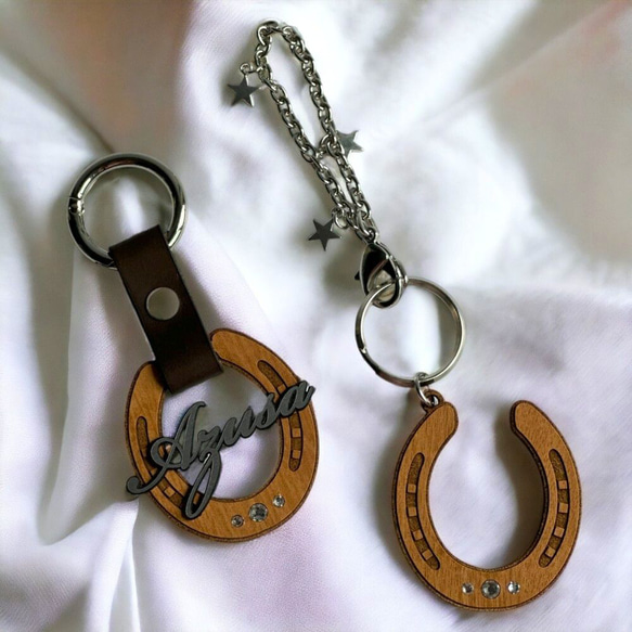 バッグチャーム 馬蹄 モチーフ レディース キーホルダー