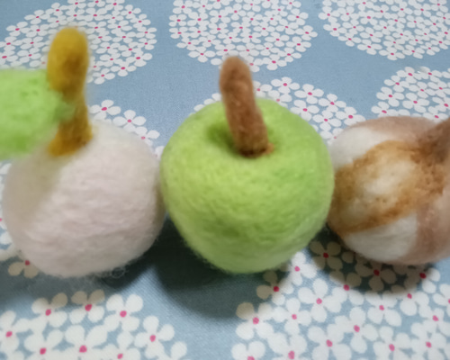 ちっちゃい八百屋さん 羊毛フェルト molphy 通販 16607591｜Creema